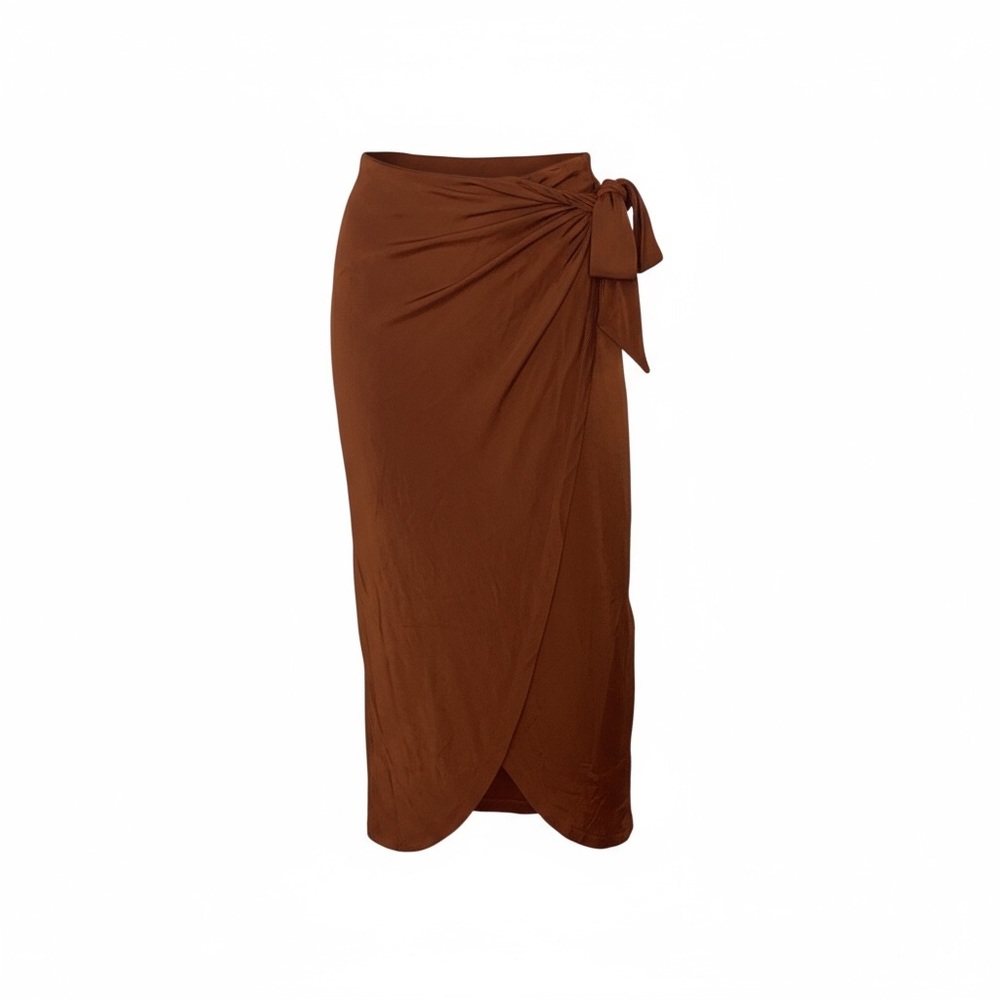 Anthropologie Maeve Petra Tied Skirt Size L